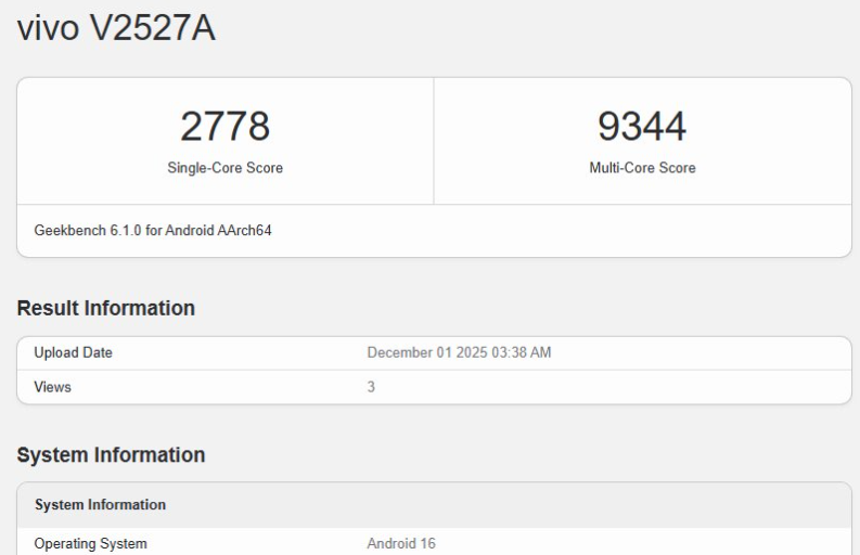 Результаты тестов с сайта Geekbench