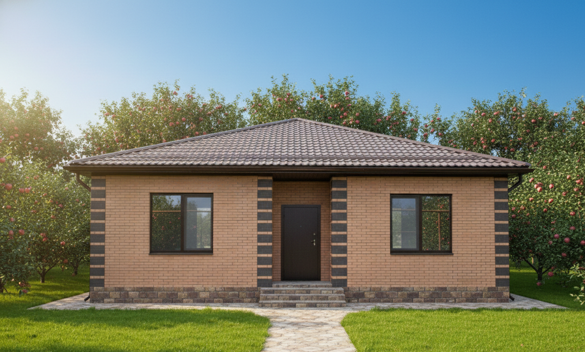 Дом построен ООО "СК "Домовой" (г. Краснодар)