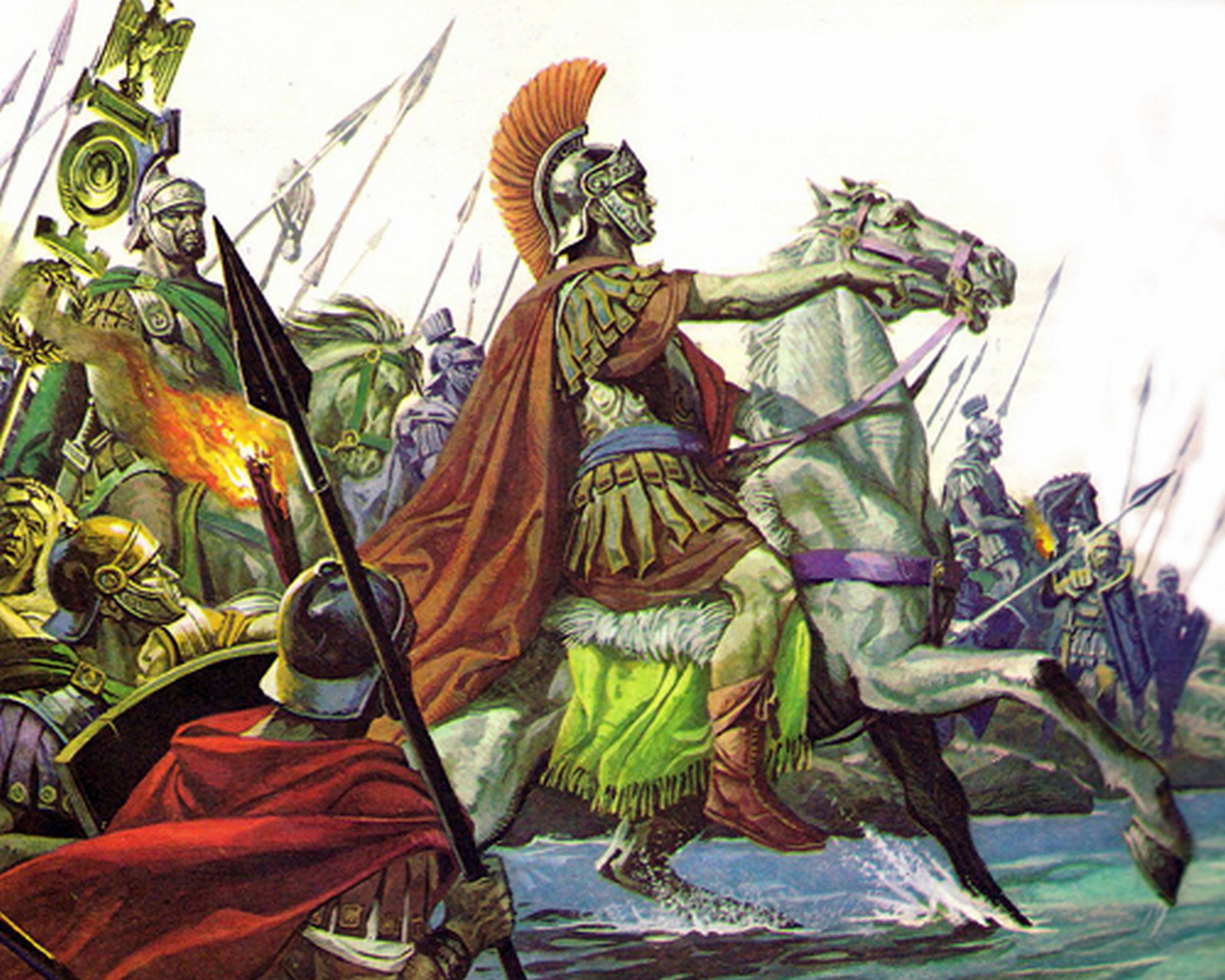 Цезарь переходит Рубикон