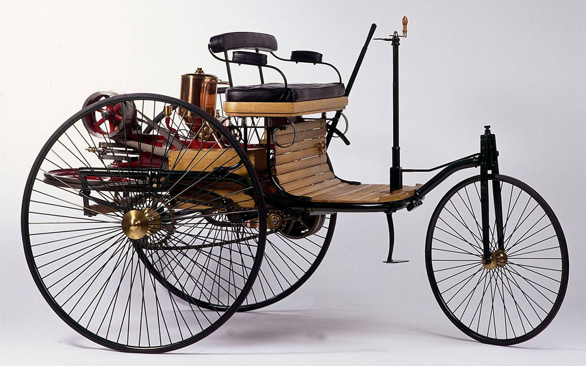 Mercedes-Benz📷Трицикл Patent-Motorwagen Карла Бенца