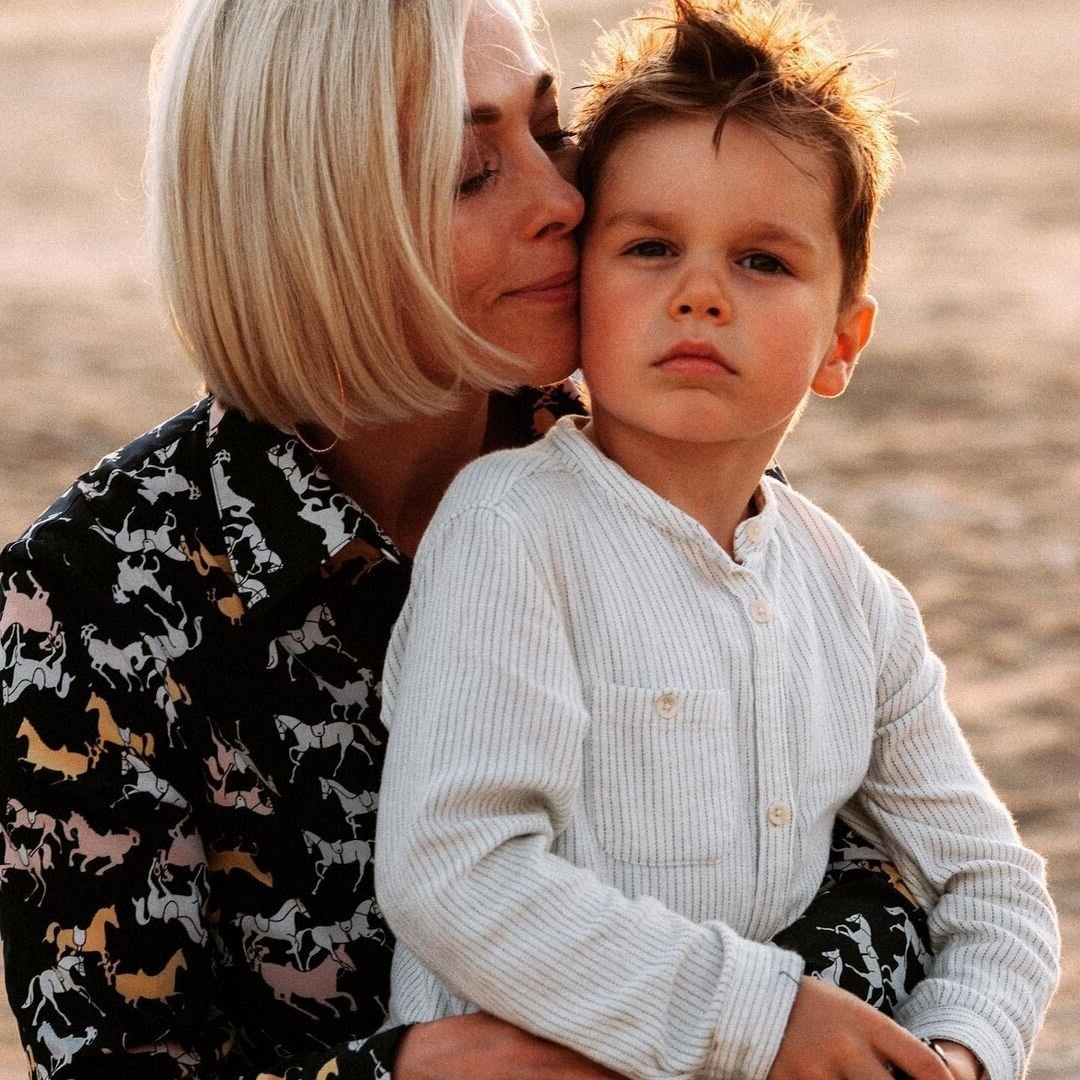 Анна Легчилова и сын Иван