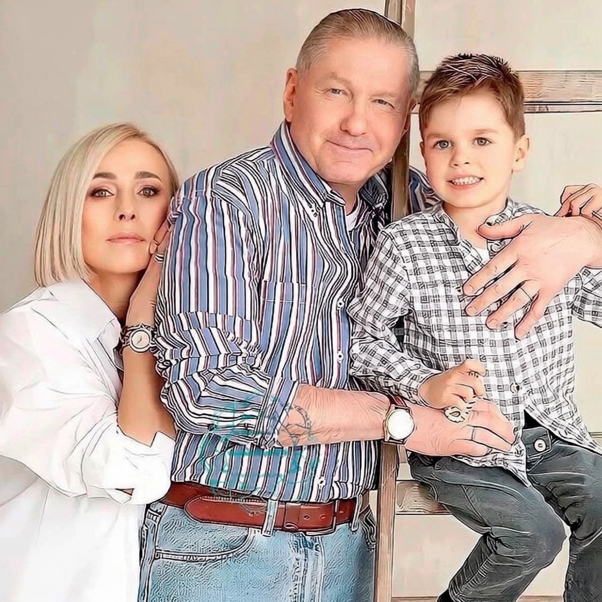 Анна Легчилова и Игорь Бочкин с сыном Иваном