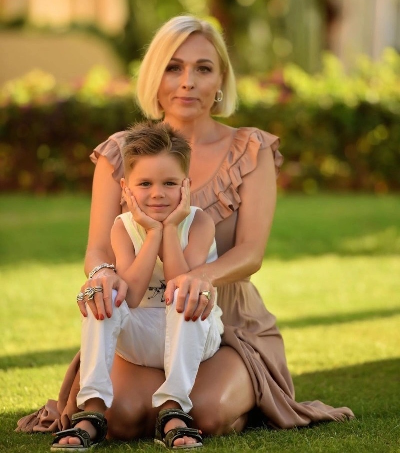 Анна Легчилова и сын Иван