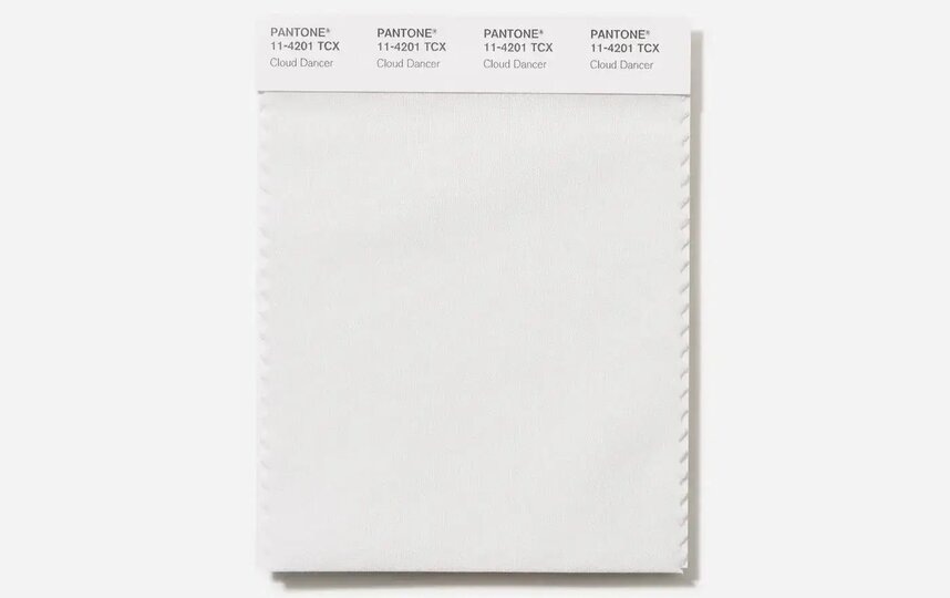    Оттенок Cloud Dancer.Pantone