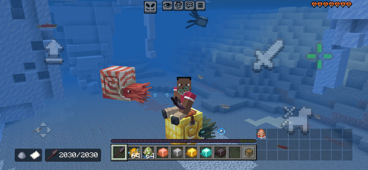 Наутилусы в Майнкрафт Бедрок