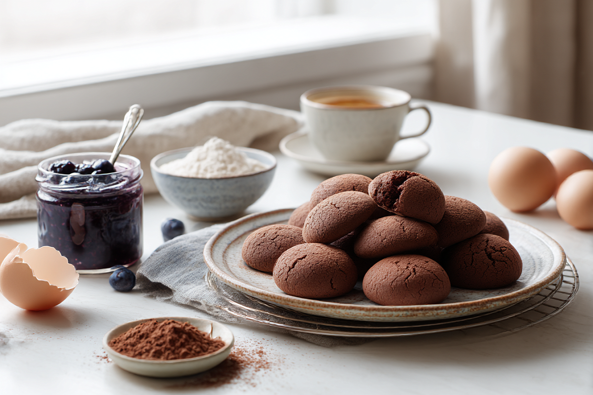    Печенье из варенья часто называют «печеньем из ничего», хотя на деле это удобный способ превратить залежавшиеся запасы в свежую домашнюю выпечку.