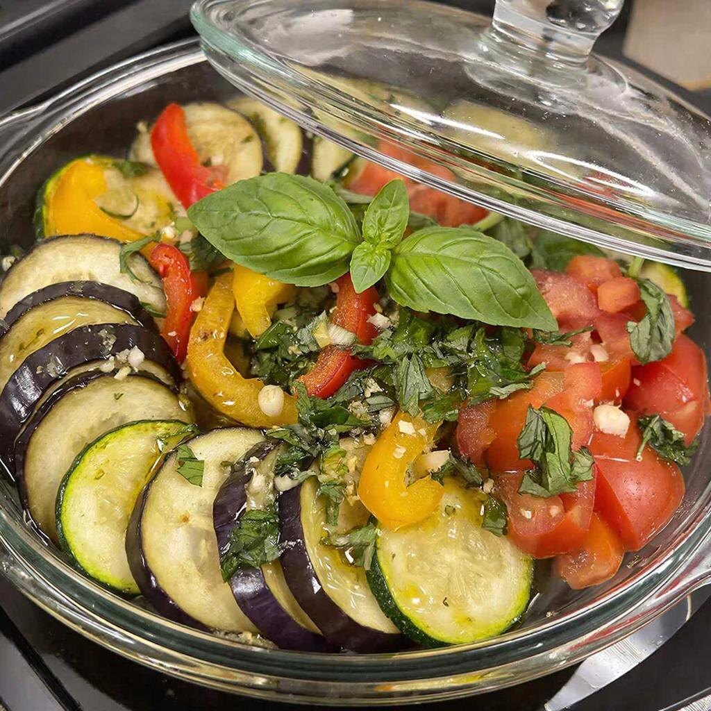 Татарские овощи в микроволновке: за 20 минут!