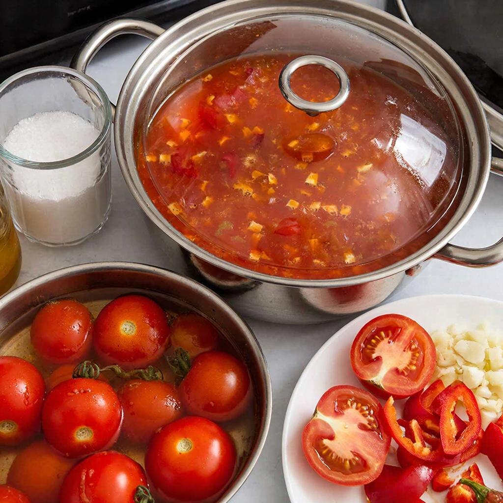 Индийский томатный чатни в микроволновке