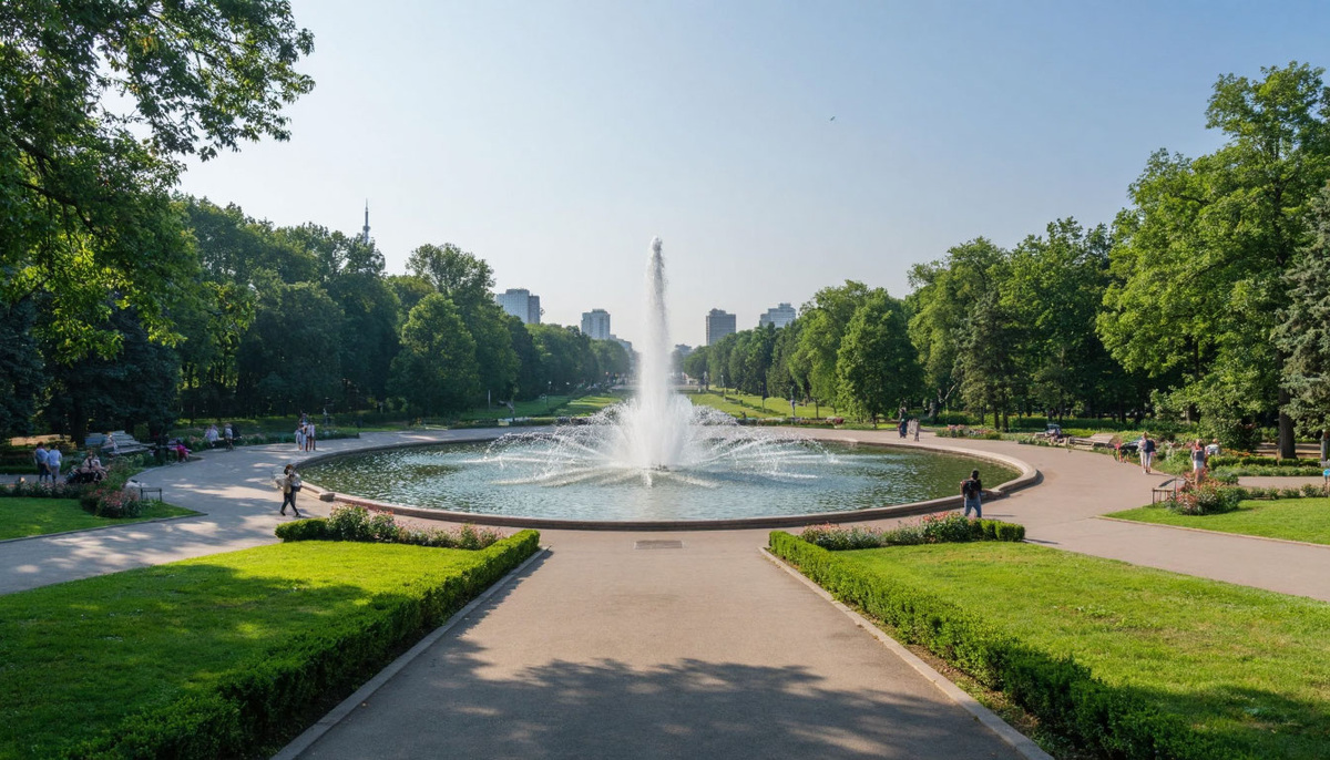 Парк Горького глазами ИИ