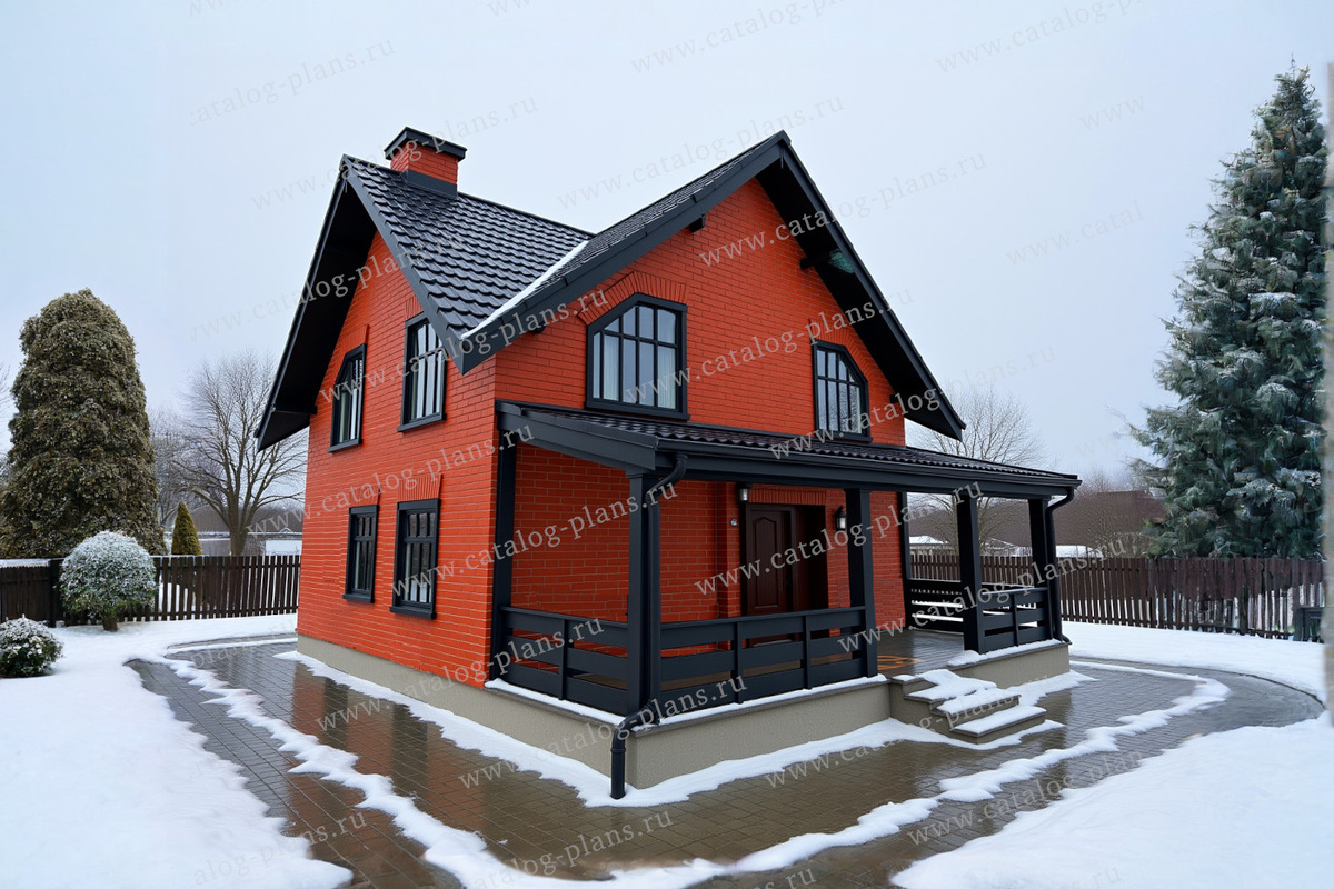 Общая площадь: 112 м²

Террасы,балконы: 30,21 м²

Габариты: 9x9 м