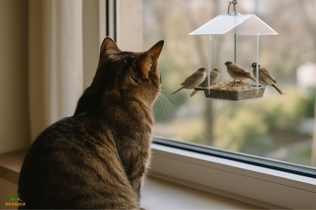 Зачем нужна кормушка за окном 