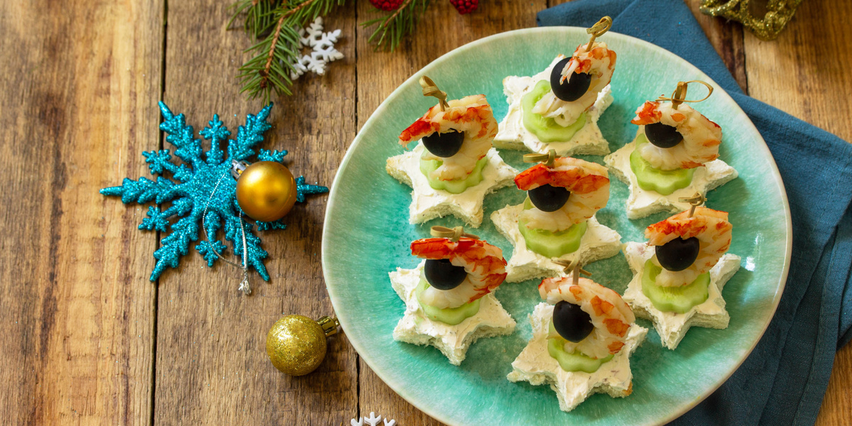 Канапе "Звездочки"