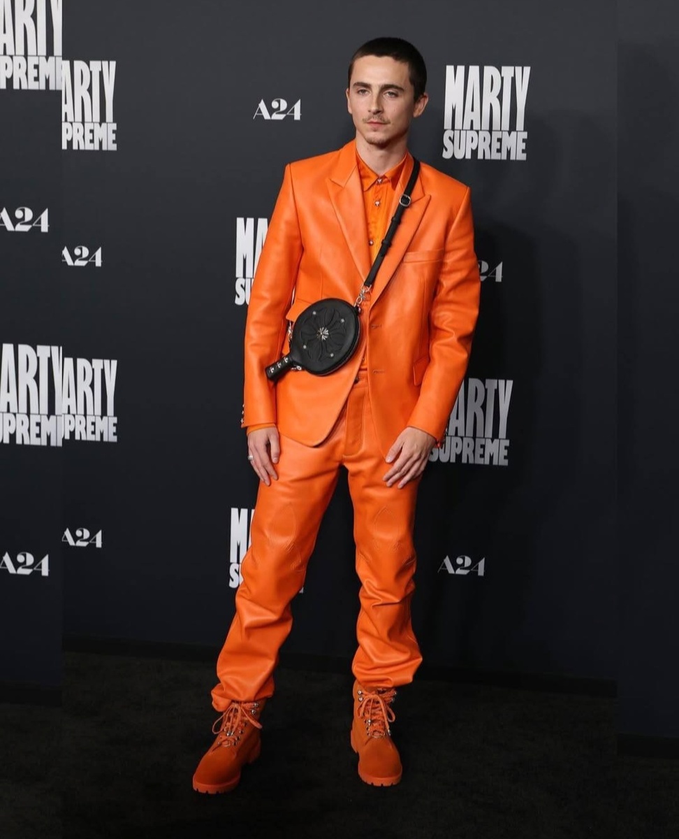 Тимоти Шаламе на премьере "Марти Великолепный" в Лос-Анджелесе. Материал из сети.