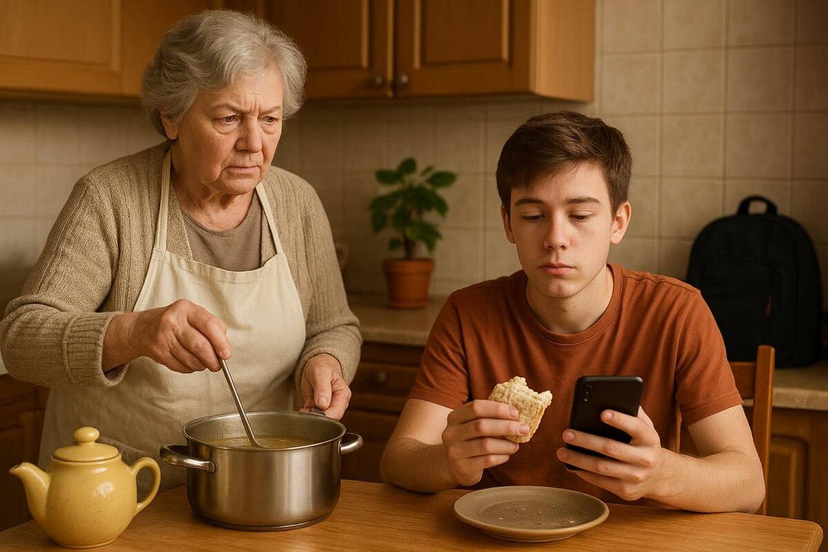 суп не хочет, бутерброд вкуснее