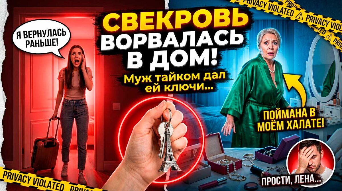 Свекровь рылась в шкафу