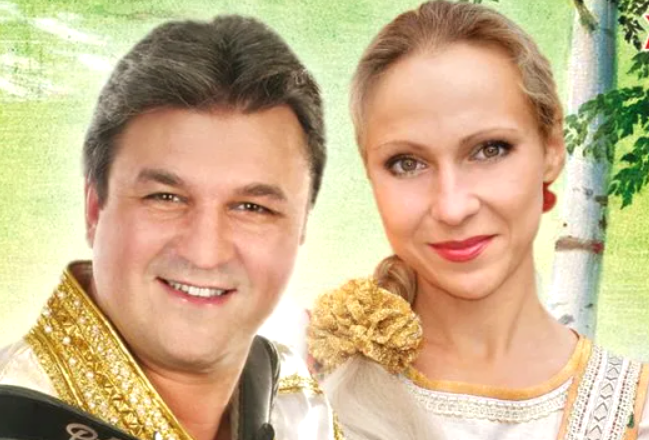 на фото Елена Василек и Валерий Семин в молодости