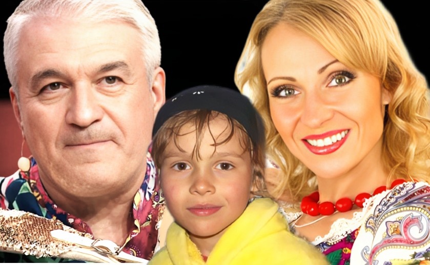 на фото Елена Василек и Валерий Семин с сыном