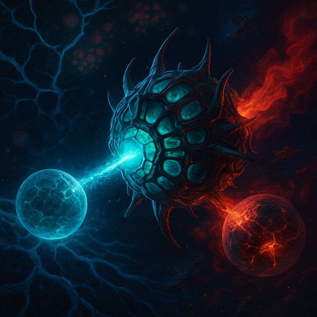 Если бы иммунные клетки и антитела выглядели как герои космоса, то это наверно было бы так. Изображение by supa.ru