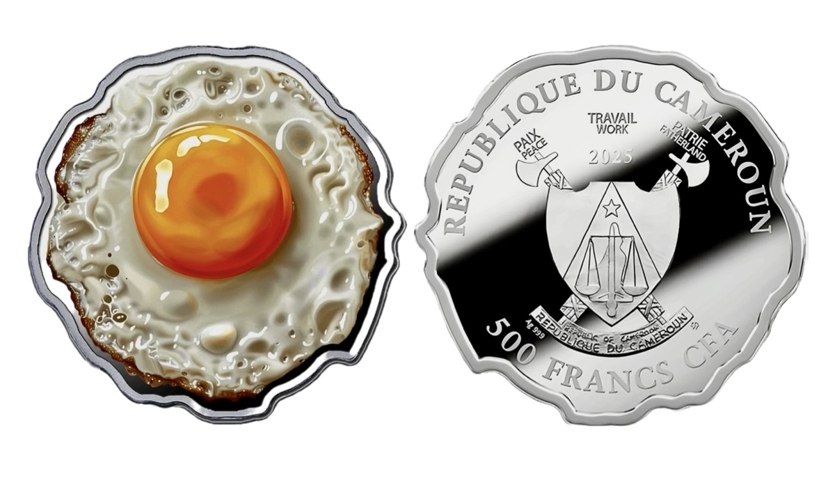 500 африканских франков 2025 года «Жареное яйцо»