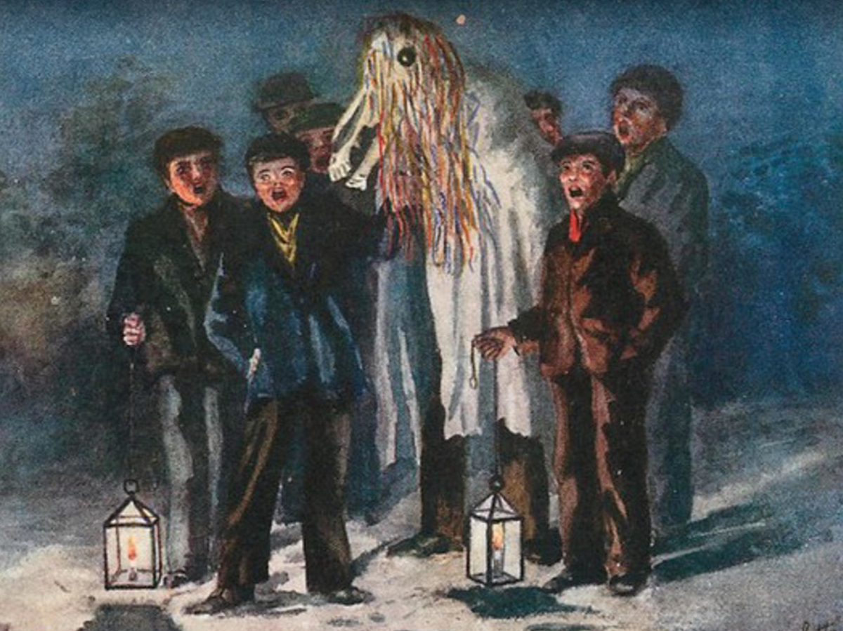 Старая английская рождественская открытка