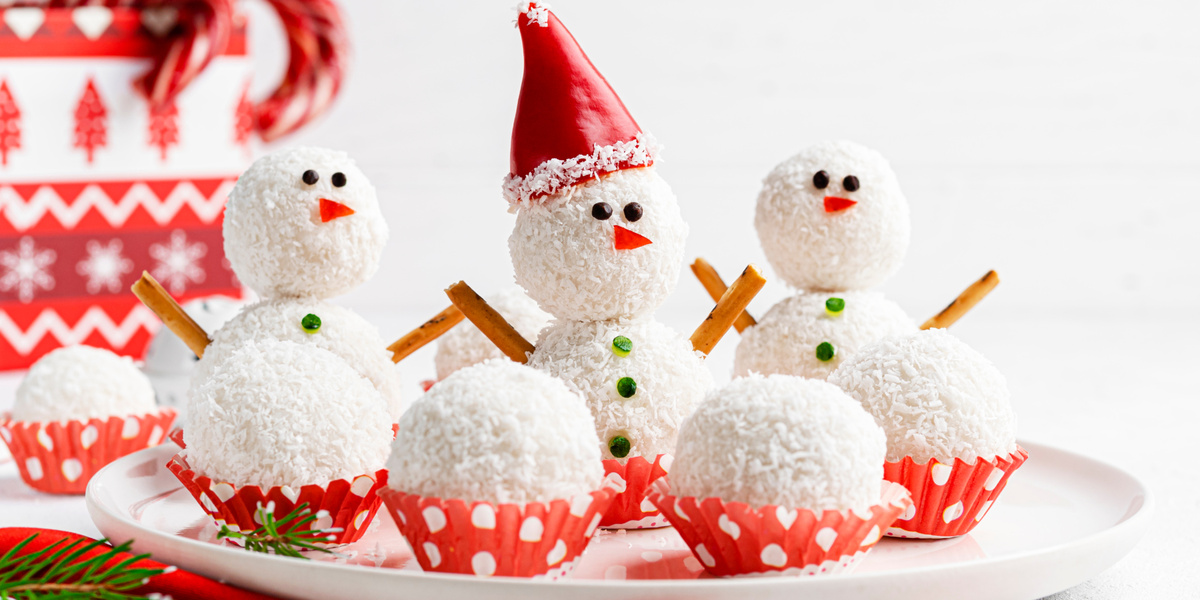 Шоколадные конфеты "Снеговички"