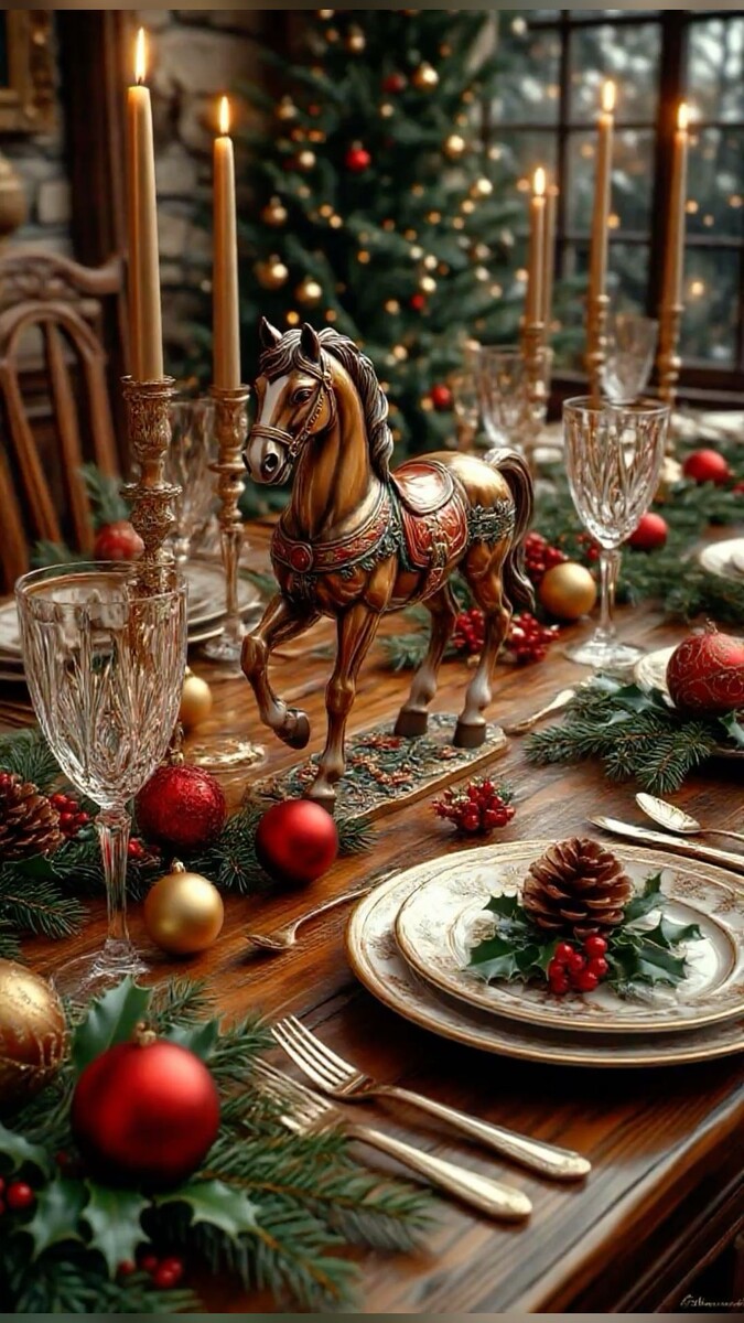 Новогодний стол 2026 год