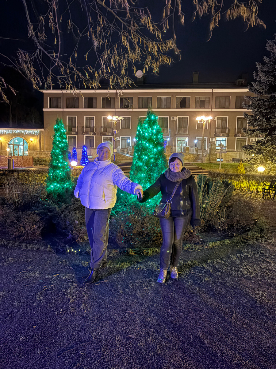 Я и Риточка.