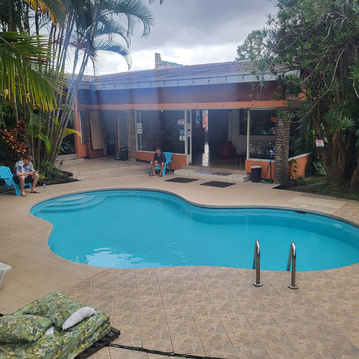 Лобби в хостеле