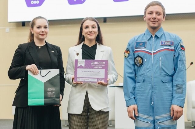    Одним из победителей стала Галина Рыльцева, представившая на конкурс проект в области медицины. Фото: КРИТБИ