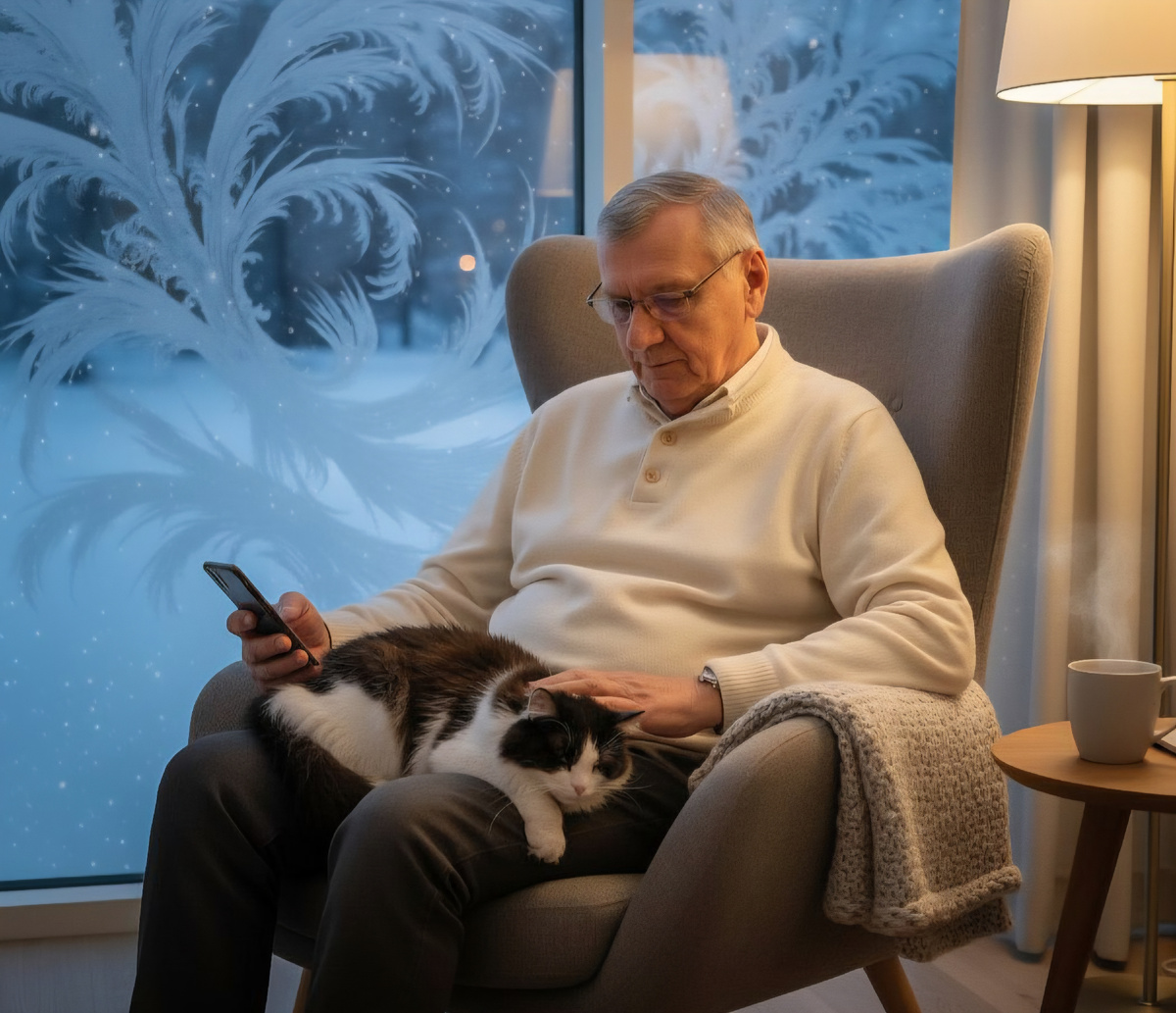 Автор канала с котом Барсиком