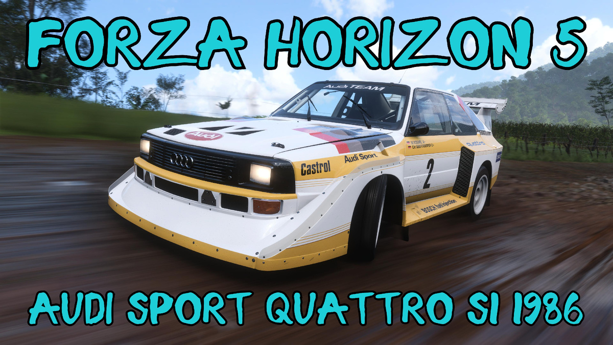 # Немецкая Раллийная Легенда Ожила!  
Audi Sport Quattro S1 1986 в Forza Horizon 5 🚗🔥