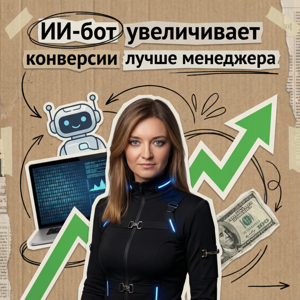    вы спите а ии бот продает конверсия пять раз больше chudosveta