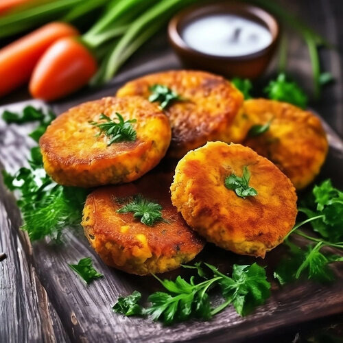 Морковные котлеты