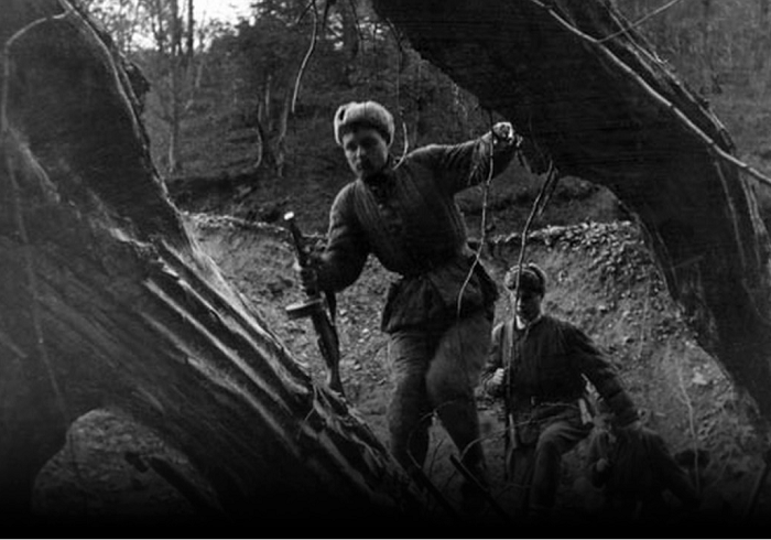 Настоящие бойцы партизанских отрядов