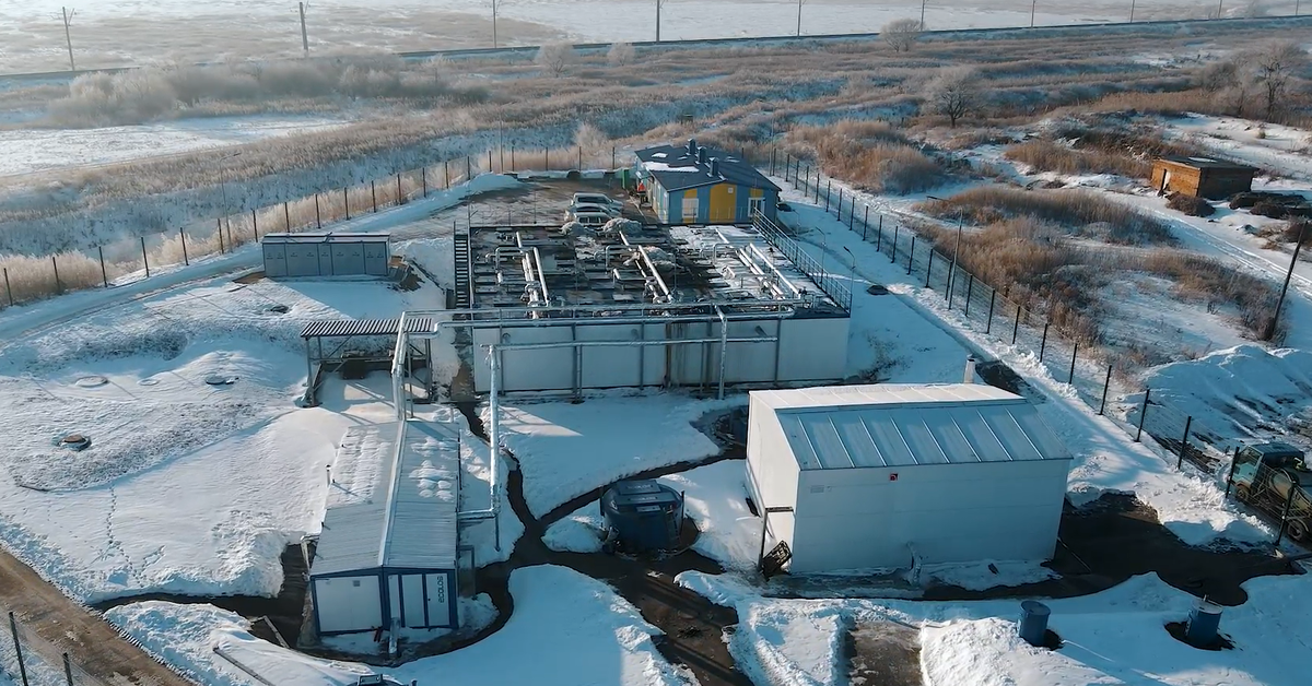 Очистные сооружения в с. Михайловка Приморского края,  очистное оборудование ООО ДВЗ "Эколос"