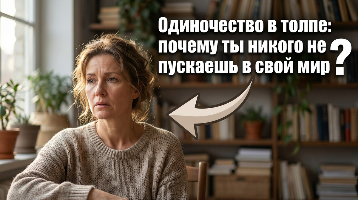 Одиночество в толпе: почему ты никого не пускаешь в свой мир