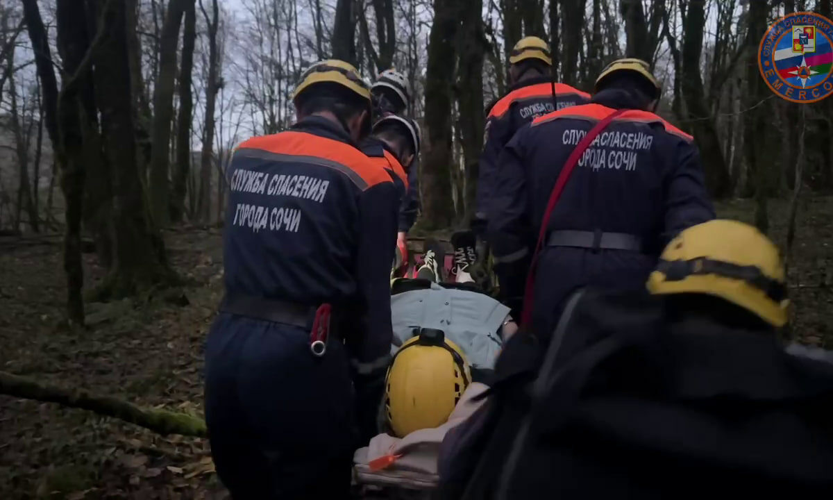    Скриншот видео t.me/spasenie_sochi