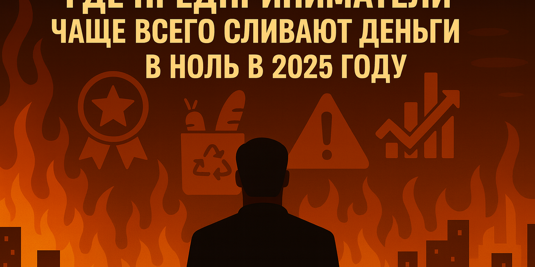 Где предприниматели чаще всего сливают деньги в ноль: актуальная карта рисков 2025-2026
