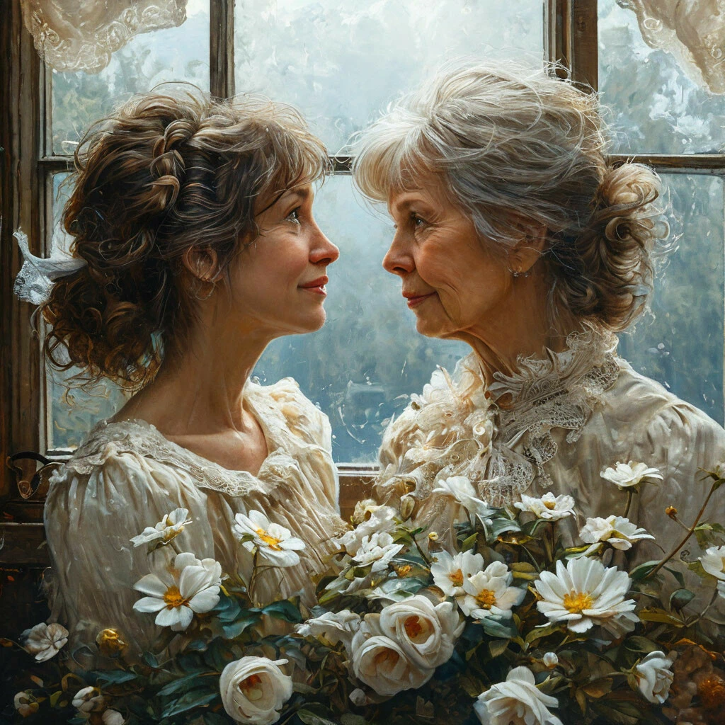 Мать и дочь... 