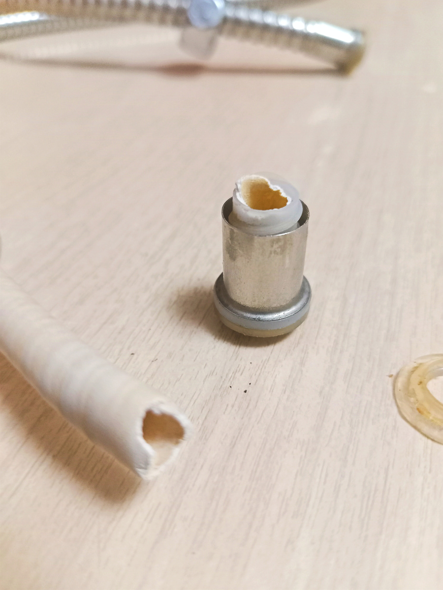 Разобрал старый шланг