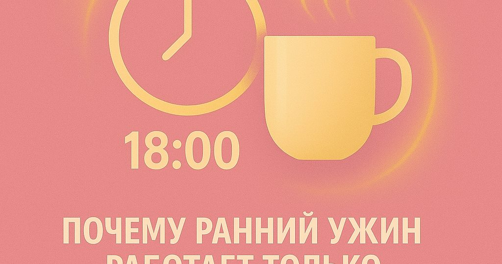 Что будет, если не ужинать после 18:00 — но делать одну важную вещь перед сном