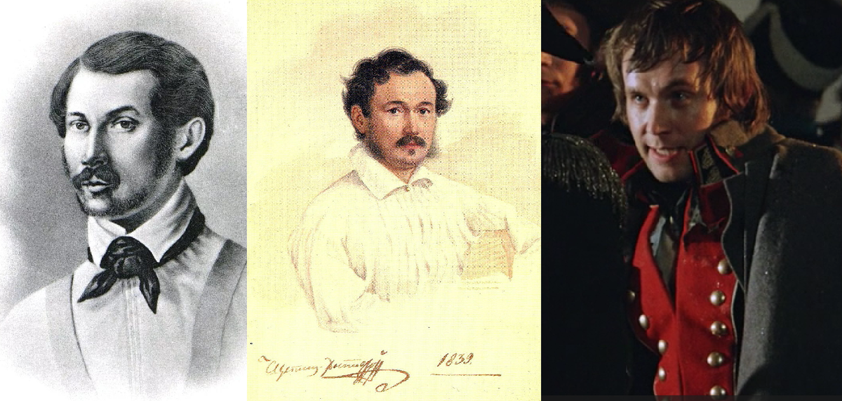 Слева направо: А.А.Бестужев, Д.А.Щепин-Ростовский, скан из фильма