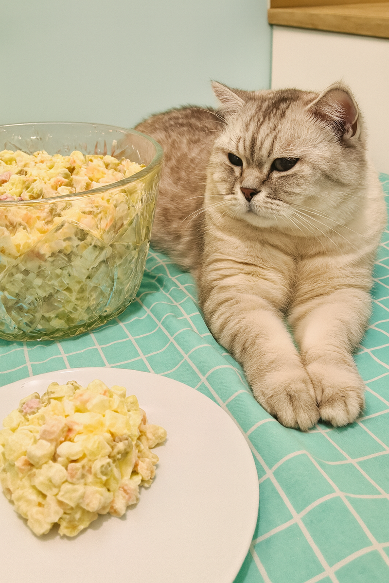 Кот и Оливье