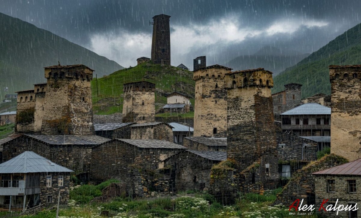 Высоко в горах Сванетии, где воздух чист, а традиции сильны, готовят особое блюдо, которое почти не встретишь в туристических ресторанах Тбилиси.