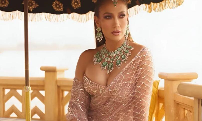    Источник: Социальные сети | Дженнифер Лопес на свадьбе индийского миллиардера