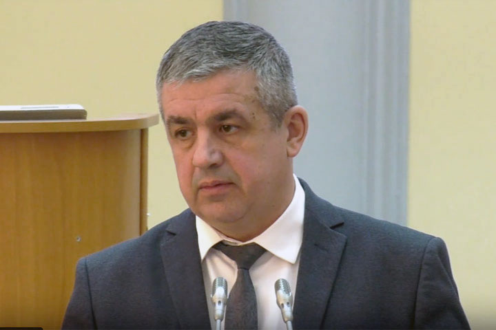 Стоп-кадр прямой трансляции сессии Верховного Совета РХ
