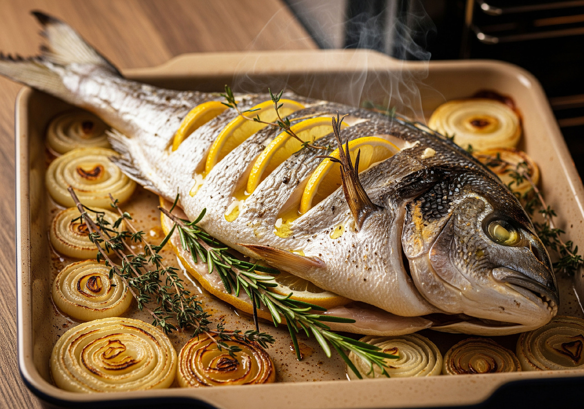 Дорадо запеченная в духовке 