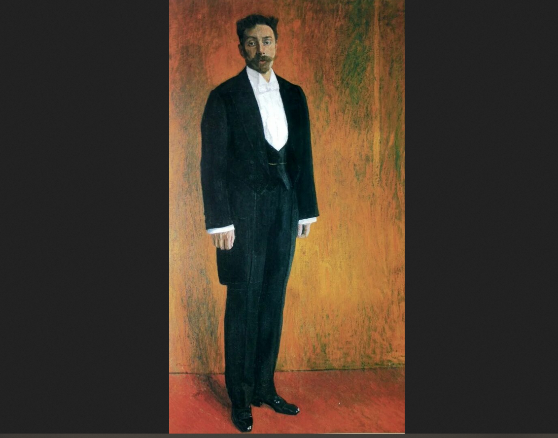 Александр Головин. "Портрет композитора Александра Скрябина". 1915