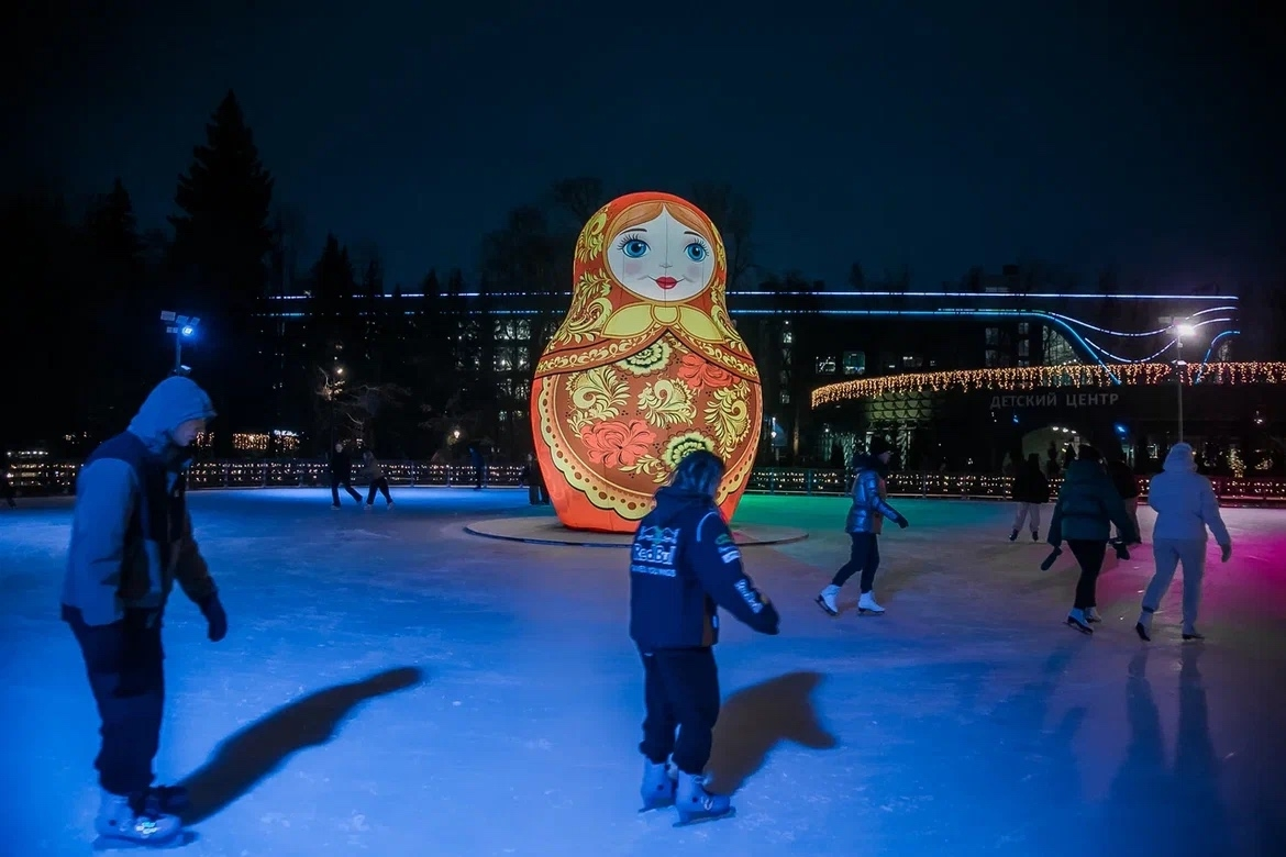 Каток в парке «Швейцария»