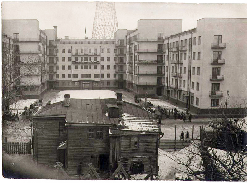 Жилые дома на Хавской улице, 1929-1930 годы. Фото: pastvu